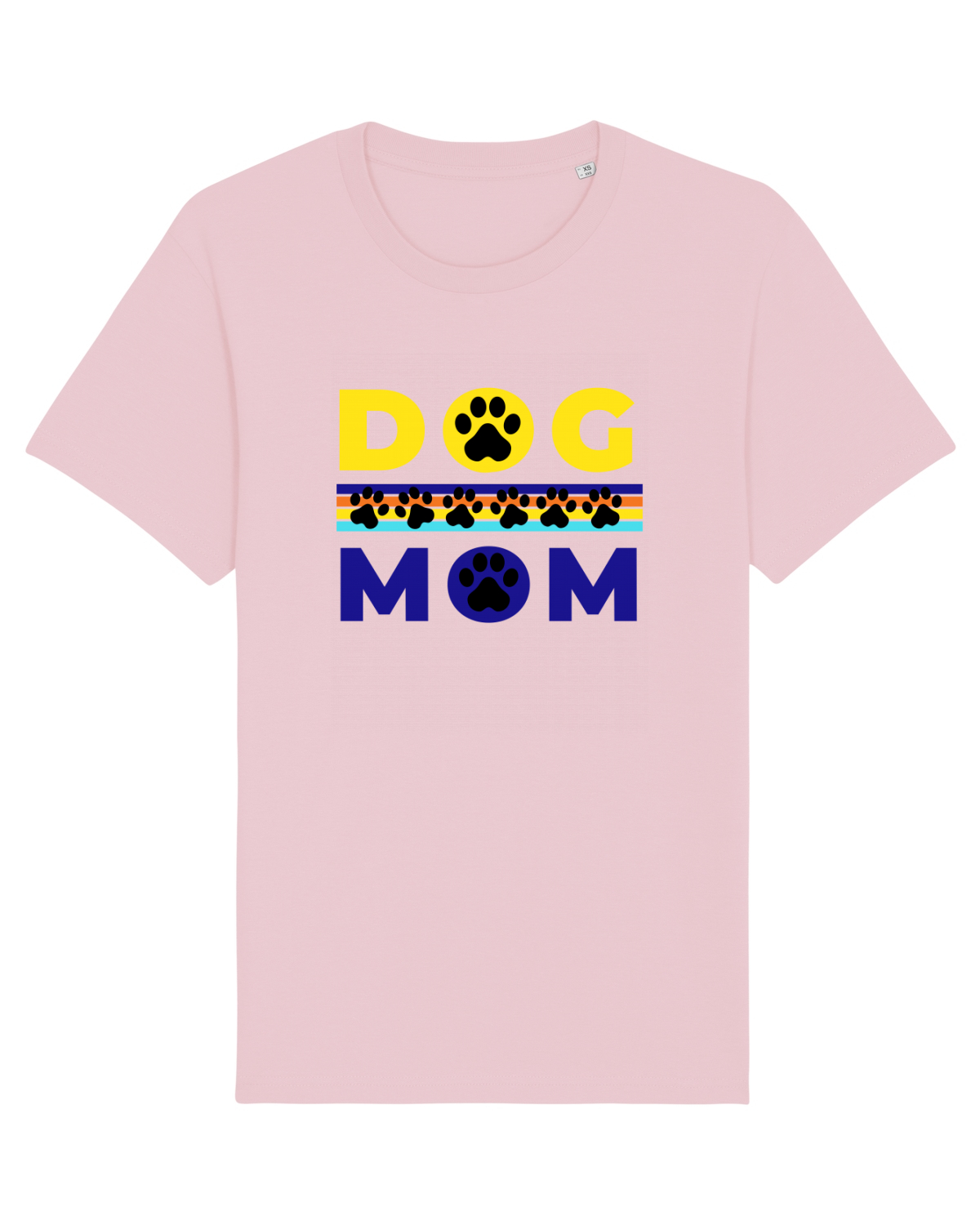 Tricou mânecă scurtă Unisex Rocker Cotton Pink
