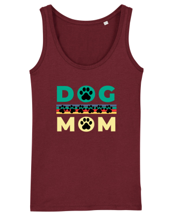 Dog Mom Burgundy
