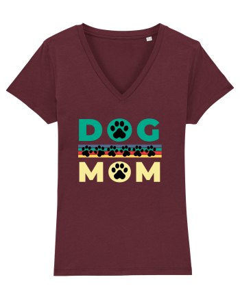 Dog Mom Burgundy