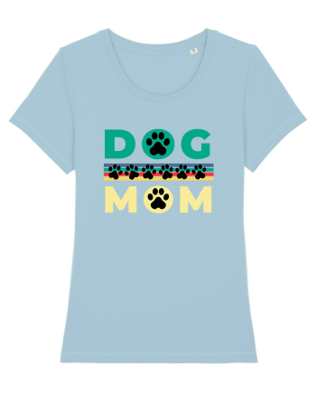 Dog Mom Sky Blue