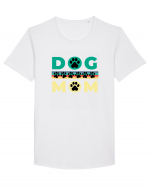 Dog Mom Tricou mânecă scurtă guler larg Bărbat Skater