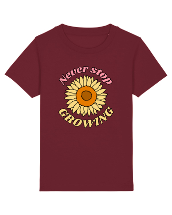 Never Stop Growing Burgundy