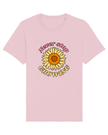 Never Stop Growing Cotton Pink