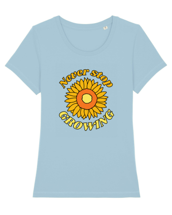 Never Stop Growing Sky Blue