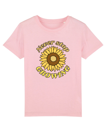 Never Stop Growing Cotton Pink