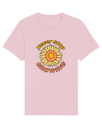 Never Stop Growing Cotton Pink