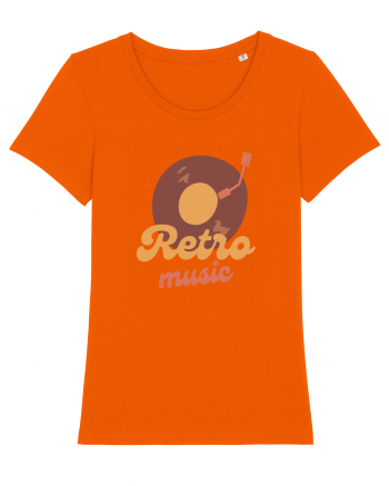 Retro Music Bright Orange