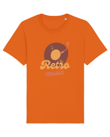 Retro Music Bright Orange