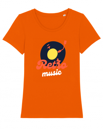 Retro Music Bright Orange