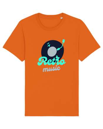 Retro Music Bright Orange