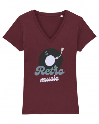 Retro Music Burgundy