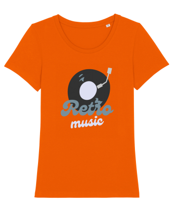 Retro Music Bright Orange