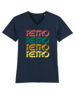 Retro Lover Tricou mânecă scurtă guler V Bărbat Presenter