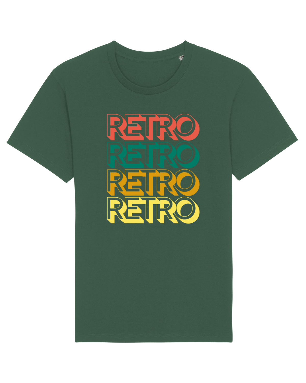 Tricou mânecă scurtă Unisex Rocker Bottle Green