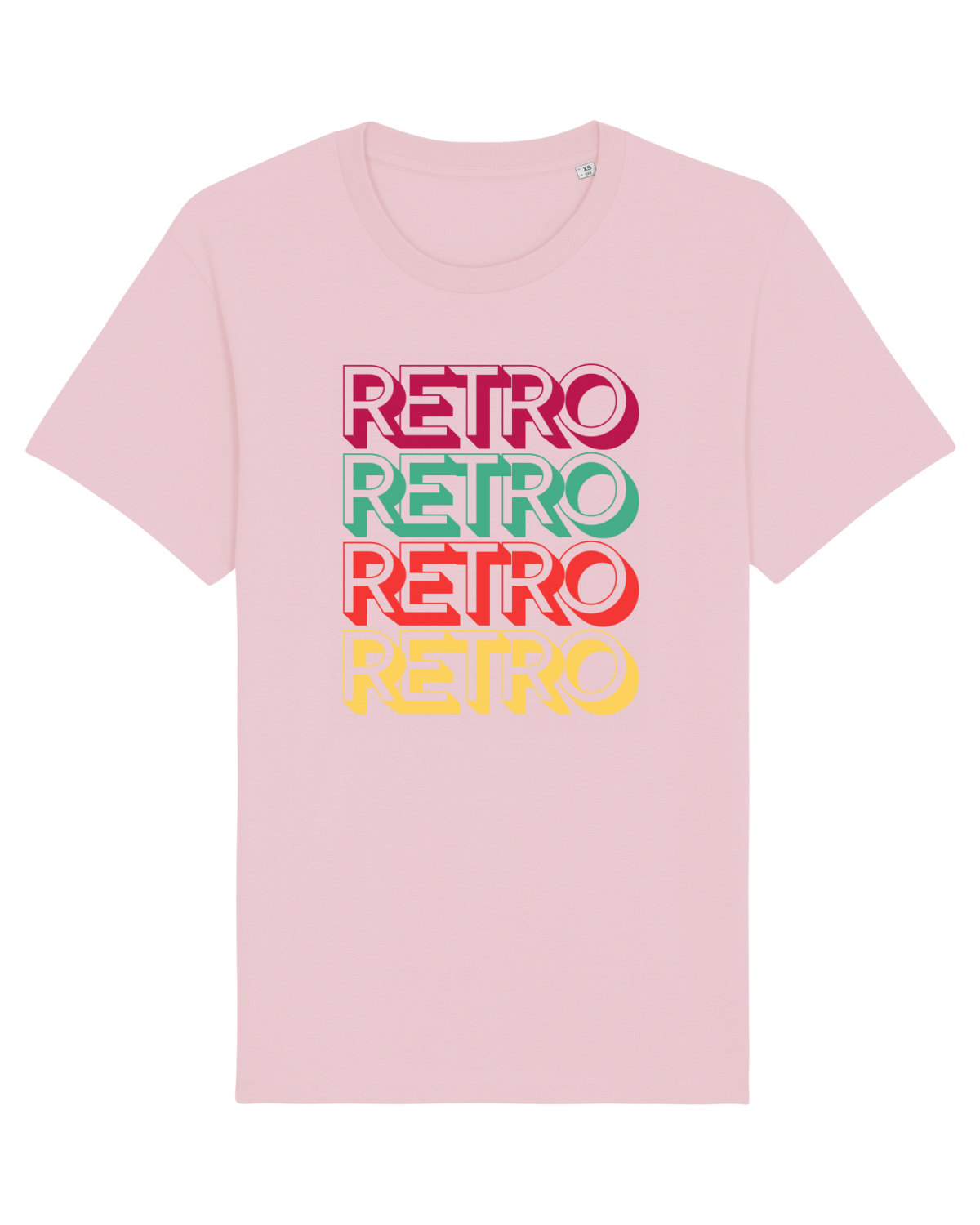 Tricou mânecă scurtă Unisex Rocker Cotton Pink