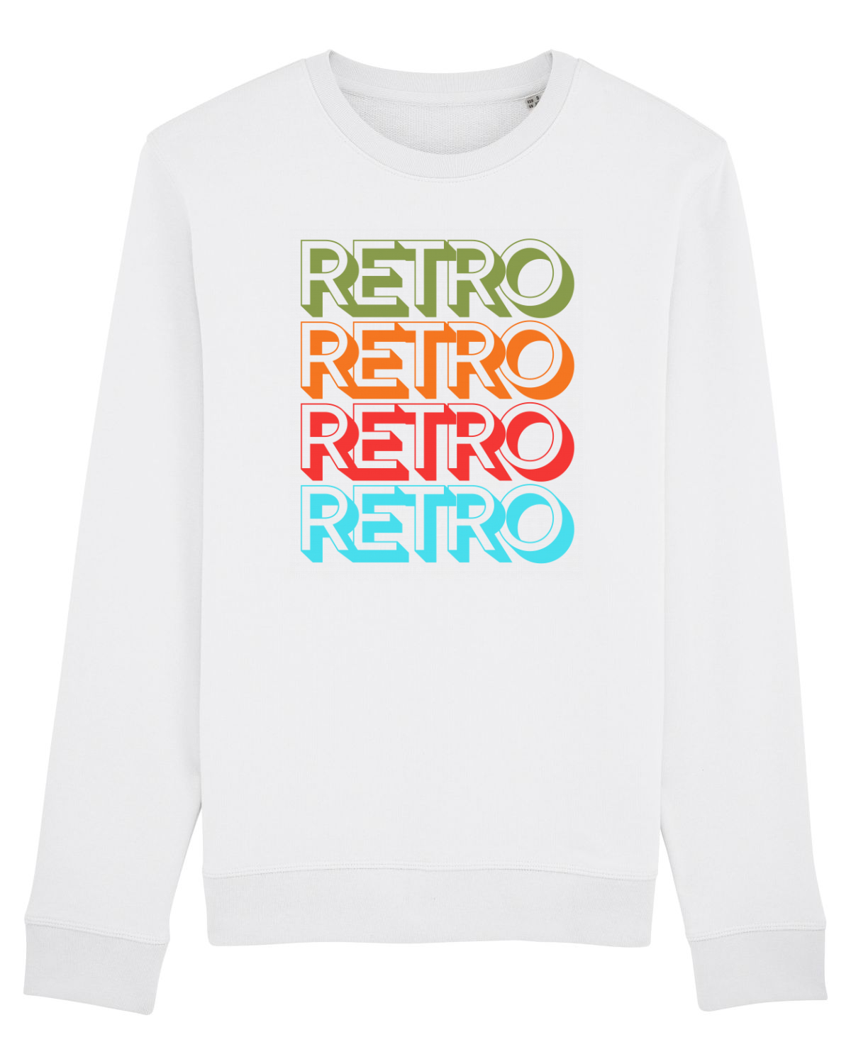 Bluză mânecă lungă Unisex Rise White