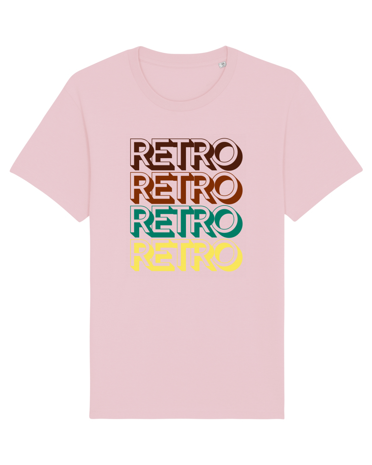 Tricou mânecă scurtă Unisex Rocker Cotton Pink