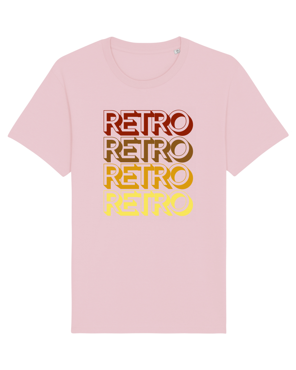 Tricou mânecă scurtă Unisex Rocker Cotton Pink