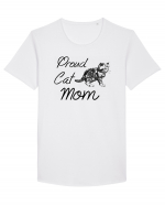 CAT Tricou mânecă scurtă guler larg Bărbat Skater