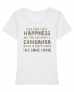 CHIHUAHUA Tricou mânecă scurtă guler larg fitted Damă Expresser