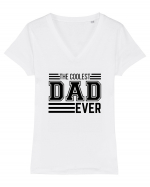 The Coolest Dad Ever Tricou mânecă scurtă guler V Damă Evoker