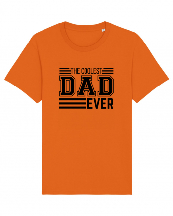 The Coolest Dad Ever Bright Orange