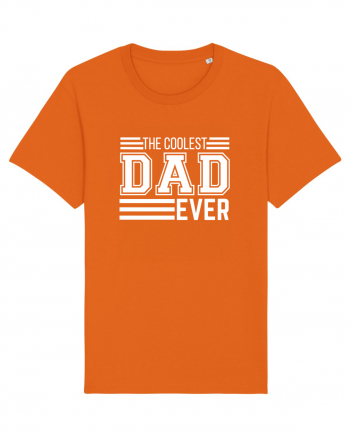 The Coolest Dad Ever Bright Orange