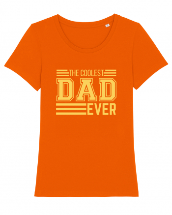 The Coolest Dad Ever Bright Orange