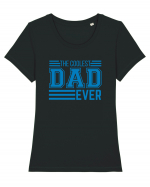 The Coolest Dad Ever Tricou mânecă scurtă guler larg fitted Damă Expresser