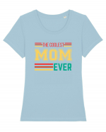 The Coolest Mom Ever Tricou mânecă scurtă guler larg fitted Damă Expresser