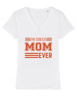 The Coolest Mom Ever Tricou mânecă scurtă guler V Damă Evoker