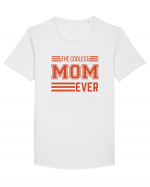 The Coolest Mom Ever Tricou mânecă scurtă guler larg Bărbat Skater