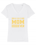 The Coolest Mom Ever Tricou mânecă scurtă guler V Damă Evoker