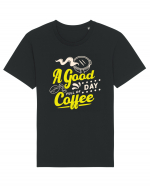 A Good Day Full of Coffee Tricou mânecă scurtă Unisex Rocker