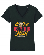 As Cold as Your Heart Tricou mânecă scurtă guler V Damă Evoker