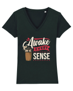 Awake Every Sense Tricou mânecă scurtă guler V Damă Evoker