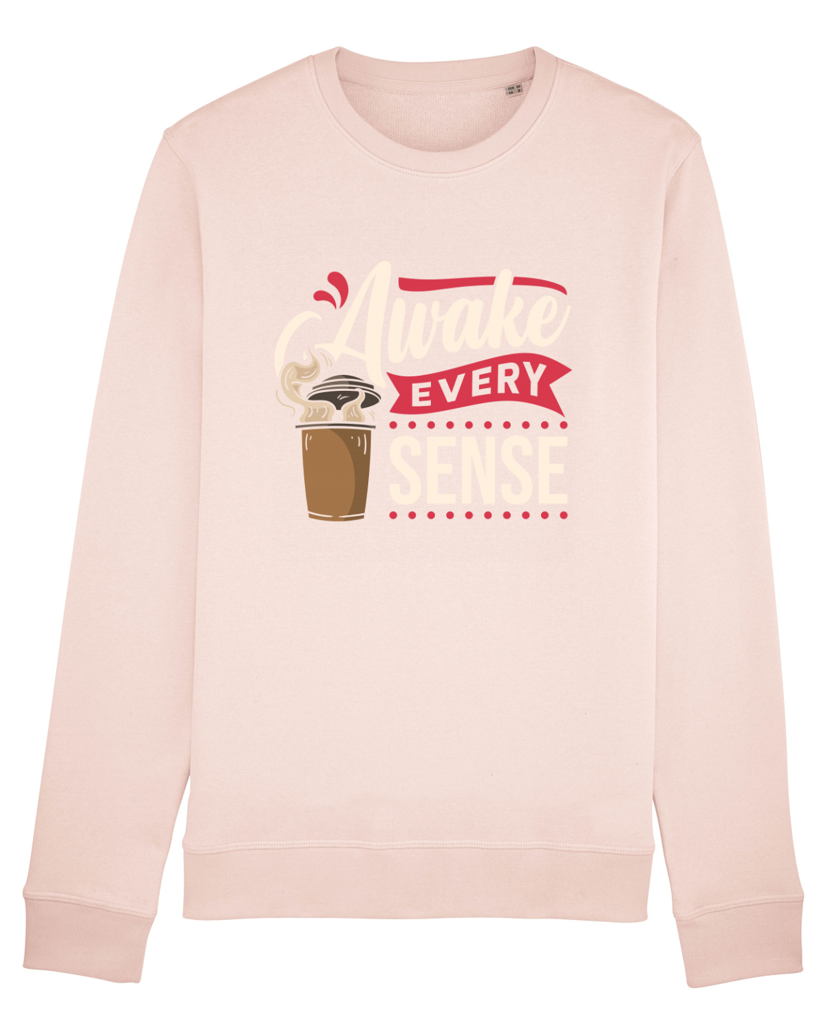 Bluză mânecă lungă Unisex Rise Candy Pink