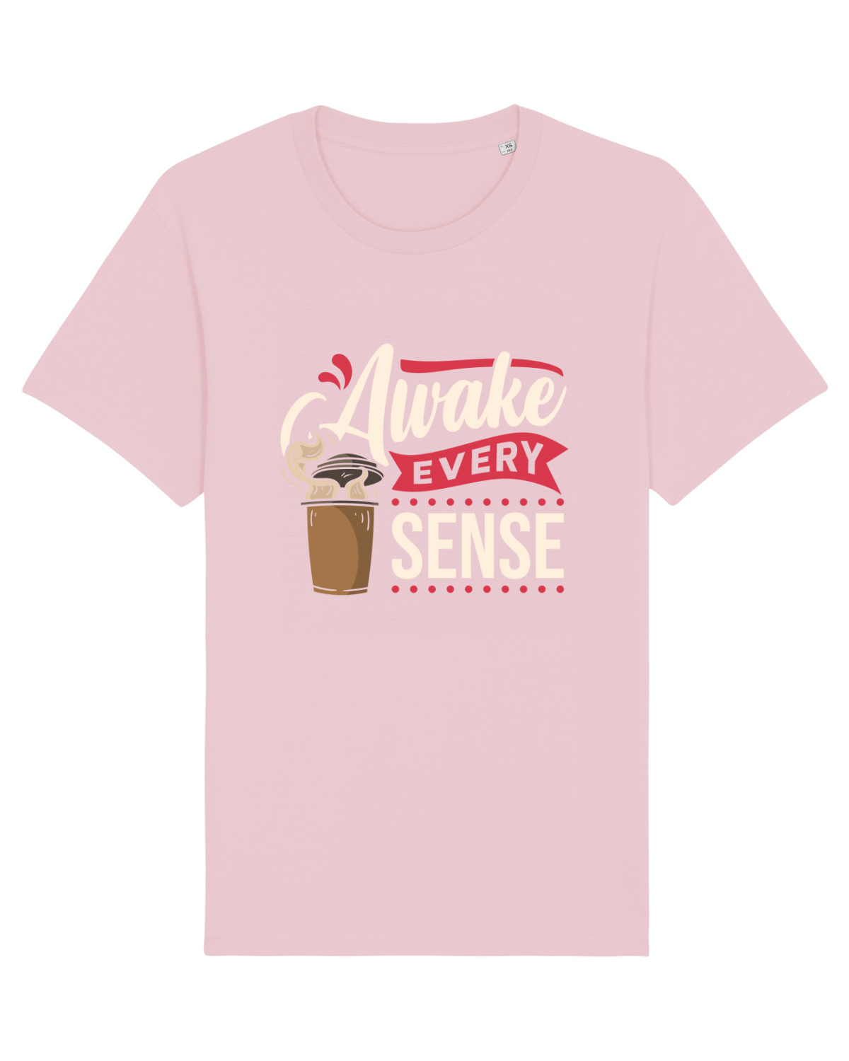 Tricou mânecă scurtă Unisex Rocker Cotton Pink