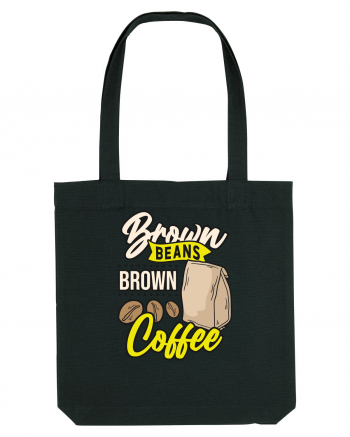 Brown Beans Brown Coffee Black