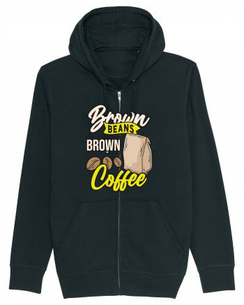 Brown Beans Brown Coffee Black