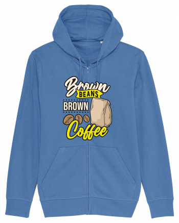 Brown Beans Brown Coffee Bright Blue