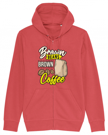 Brown Beans Brown Coffee Carmine Red