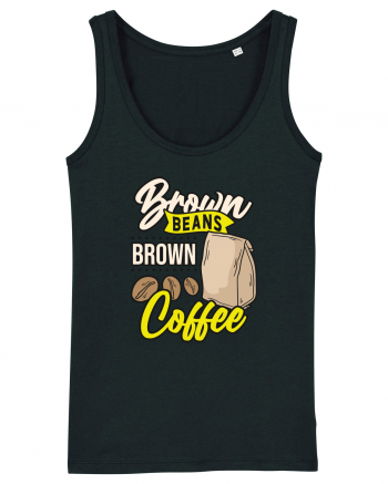 Brown Beans Brown Coffee Black