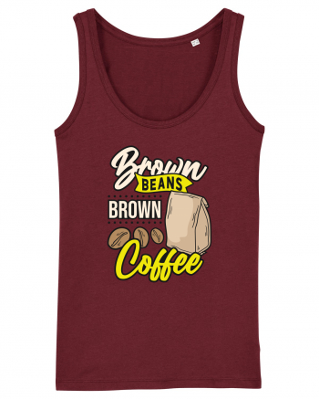 Brown Beans Brown Coffee Burgundy