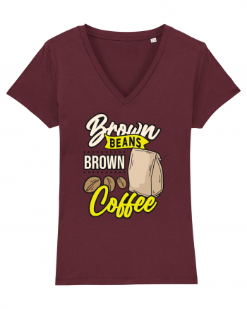 Brown Beans Brown Coffee Burgundy