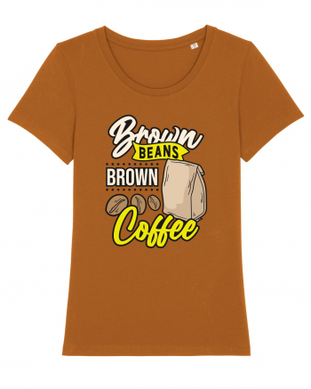 Brown Beans Brown Coffee Roasted Orange