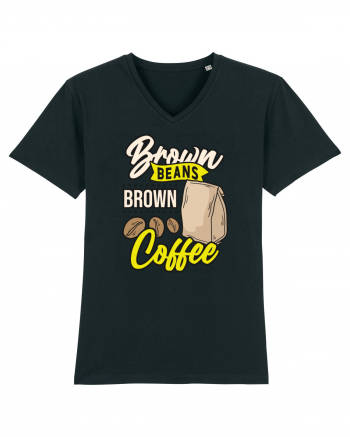 Brown Beans Brown Coffee Black