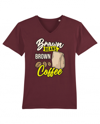 Brown Beans Brown Coffee Burgundy