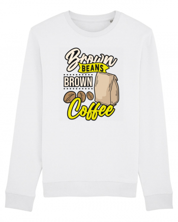 Brown Beans Brown Coffee White