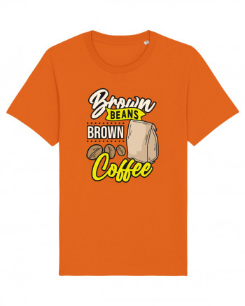 Brown Beans Brown Coffee Bright Orange